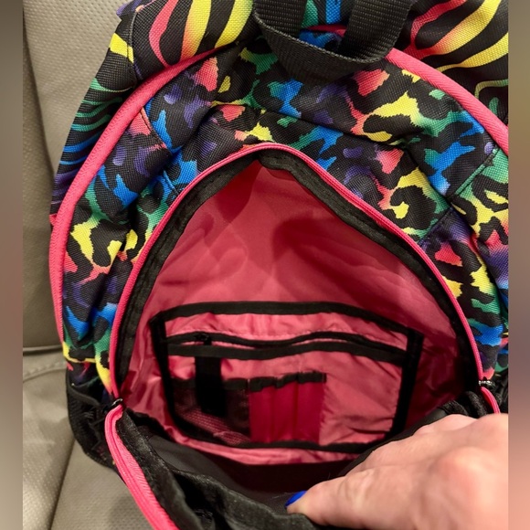 Colorful Animal Print Backpack - Picture 7 of 11